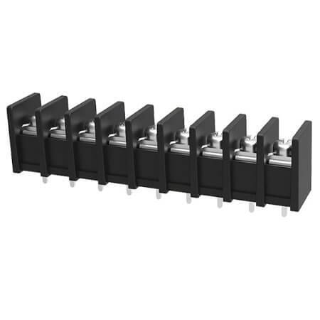 DG55C-B-09P-13-00AH TERM.BLK.10MM 9PIN 180C BARRIER BLACK - 1