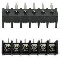 DG55R-B-06P-13-00AH TERM.BLK.10MM 6PIN 90C BARRIER BLACK - 1