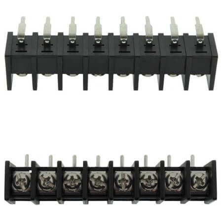 DG55R-B-08P-13-00AH TERM.BLK.10MM 8PIN 90C BARRIER BLACK - 1