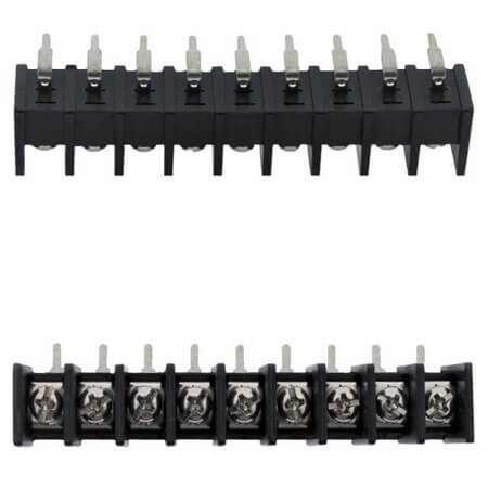 DG55R-B-09P-13-00AH TERM.BLK.10MM 9PIN 90C BARRIER BLACK - 1