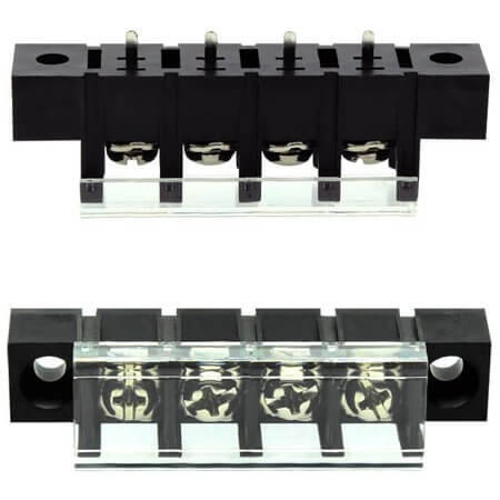 DG58C-A-04P-13-00AH TERM.BLK.10MM 4PIN 180C BARRIER BLACK - 1