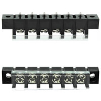 DG58C-A-06P-13-00AH TERM.BLK.10MM 6PIN 180C BARRIER BLACK - 1