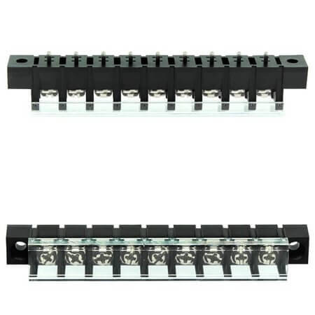 DG58C-A-09P-13-00AH TERM.BLK.10MM 9PIN 180C BARRIER BLACK - 1