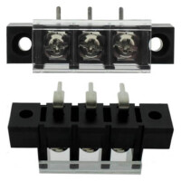DG58R-A-03P-13-00AH TERM.BLK.10MM 3PIN 90C BARRIER BLACK - 1