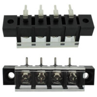 DG58R-A-04P-13-00AH TERM.BLK.10MM 4PIN 90C BARRIER BLACK - 1