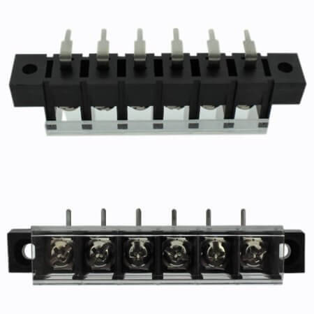 DG58R-A-06P-13-00AH TERM.BLK.10MM 6PIN 90C BARRIER BLACK - 1
