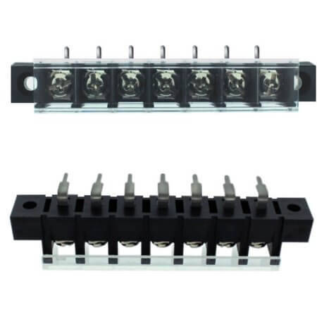 DG58R-A-07P-13-00AH TERM.BLK.10MM 7PIN 90C BARRIER BLACK - 1