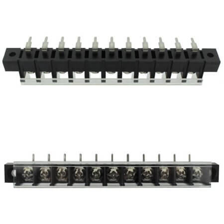 DG58R-A-11P-13-00AH TERM.BLK.10MM 11PIN 90C BARRIER BLACK - 1