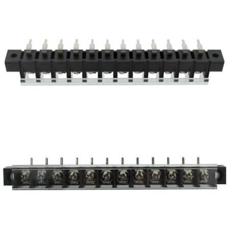 DG58R-A-12P-13-00AH TERM.BLK.10MM 12PIN 90C BARRIER BLACK - 1