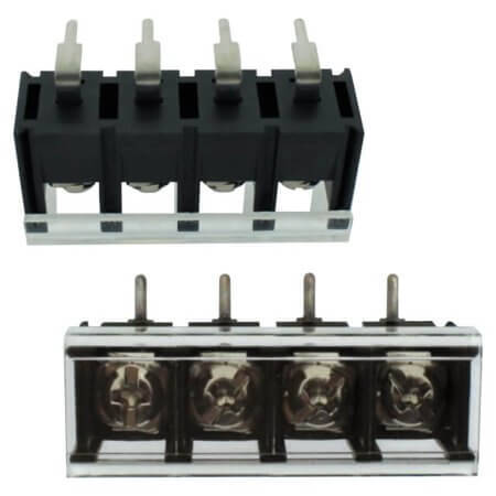 DG58R-B-04P-13-00AH TERM.BLK.10MM 4PIN 90C BARRIER BLACK - 1