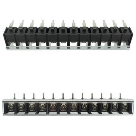 DG58R-B-12P-13-00AH TERM.BLK.10MM 12PIN 90C BARRIER BLACK - 1