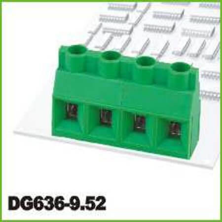 DG636-9.52-02P-14-00AH TERM.BLK.9.52MM 2P PCB TYPE GREEN - 1