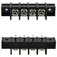 DG65C-A-04P-13-00AH TERM.BLK.11MM 4PIN 180C BARRIER BLACK - 1