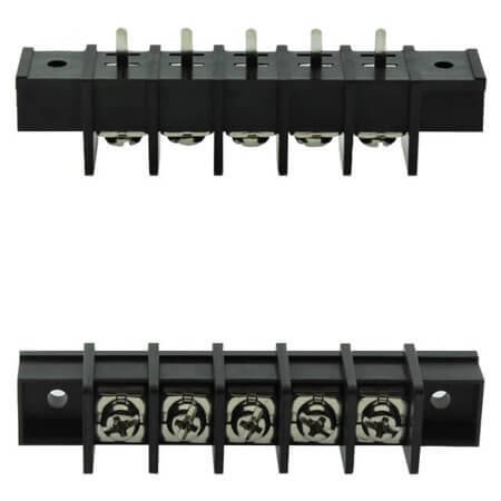DG65C-A-05P-13-00AH TERM.BLK.11MM 5PIN 180C BARRIER BLACK - 1