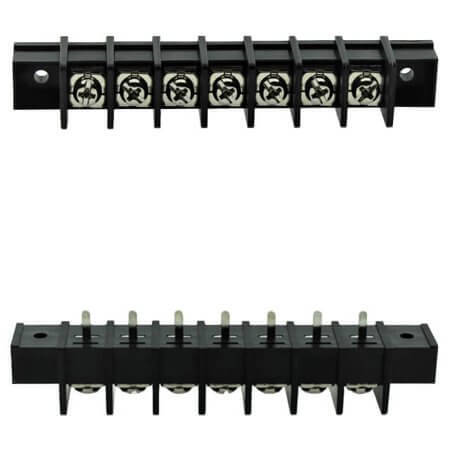 DG65C-A-07P-13-00AH TERM.BLK.11MM 7PIN 180C BARRIER BLACK - 1