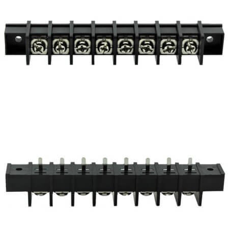 DG65C-A-08P-13-00AH TERM.BLK.11MM 8PIN 180C BARRIER BLACK - 1
