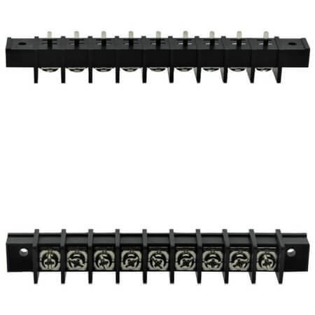 DG65C-A-09P-13-00AH TERM.BLK.11MM 9PIN 180C BARRIER BLACK - 1
