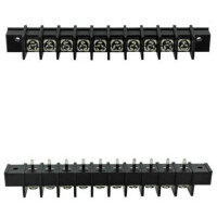 DG65C-A-10P-13-00AH TERM.BLK.11MM 10PIN 180C BARRIER BLACK - 1