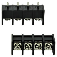 DG65C-B-04P-13-00AH TERM.BLK.11MM 4PIN 180C BARRIER BLACK - 1