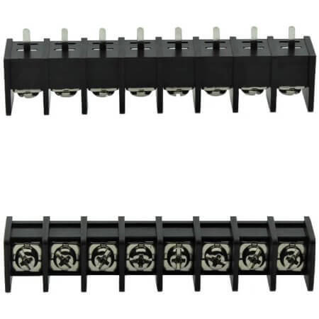 DG65C-B-08P-13-00AH TERM.BLK.11MM 8PIN 180C BARRIER BLACK - 1