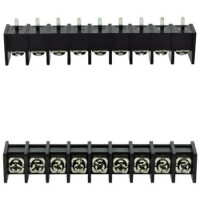 DG65C-B-09P-13-00AH TERM.BLK.11MM 9PIN 180C BARRIER BLACK - 1