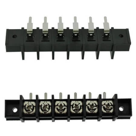 DG65R-A-06P-13-00AH TERM.BLK.11MM 6PIN 90C BARRIER BLACK - 1