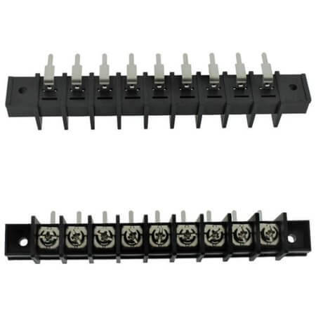 DG65R-A-09P-13-00AH TERM.BLK.11MM 9PIN 90C BARRIER BLACK - 1