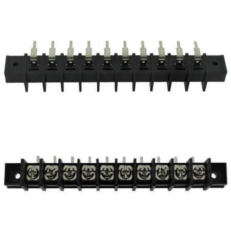 DG65R-A-10P-13-00AH TERM.BLK.11MM 10PIN 90C BARRIER BLACK - 1
