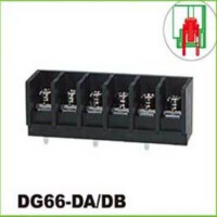 DG66-DA-12P-13-00AH TERM.BLK.11.11MM 12P 180C BARRIER BLOCKS BLACK - 1