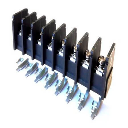 DG66RT-08P-13-00AH TERM.BLK.11.00MM 8P BARRIER BLOCKS BLACK - 1
