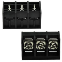 DG66S-B-03P-13-00AH TERM.BLK.11.11MM 3P 180C BARRIER BLACK - 1