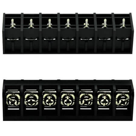 DG66S-B-07P-13-00AH TERM.BLK.11.11MM 7P 180C BARRIER BLOCKS BLACK - 1