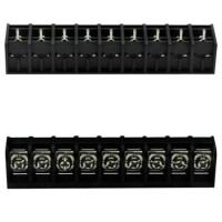 DG66S-B-09P-13-00AH TERM.BLK.11.11MM 9P 180C BARRIER BLOCKS BLACK - 1