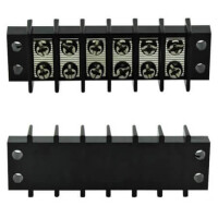 DG69-A-06P-13-00AH TERM.BLK.11.00MM 12PIN(2X6) BARRIER TYPE BLACK - 1