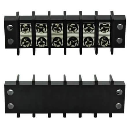 DG69-A-06P-13-00AH TERM.BLK.11.00MM 12PIN(2X6) BARRIER TYPE BLACK - 1