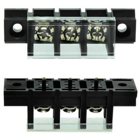 DG78C-A-03P-13-00AH TERM.BLK.13MM 3PIN 180C BARRIER BLACK - 1