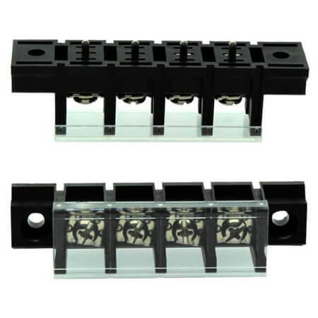 DG78C-A-04P-13-00AH TERM.BLK.13MM 4PIN 180C BARRIER BLACK - 1