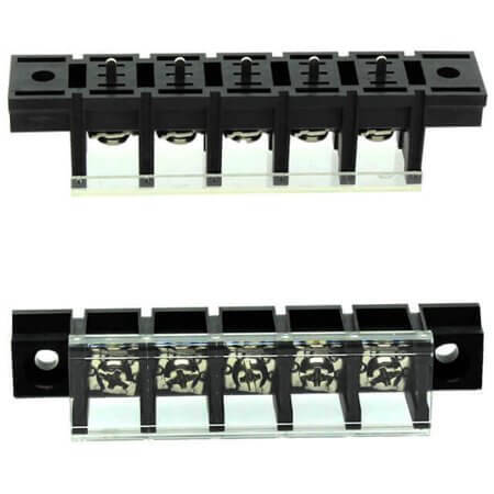 DG78C-A-05P-13-00AH TERM.BLK.13MM 5PIN 180C BARRIER BLACK - 1