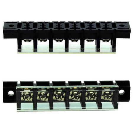 DG78C-A-06P-13-00AH TERM.BLK.13MM 6PIN 180C BARRIER BLACK - 1
