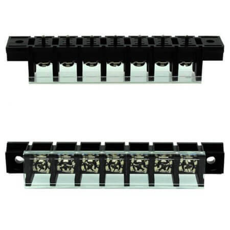 DG78C-A-07P-13-00AH TERM.BLK.13MM 7PIN 180C BARRIER BLACK - 1