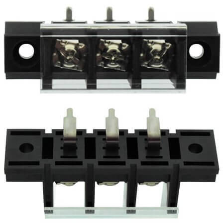 DG78R-A-03P-13-00AH TERM.BLK.13MM 3PIN 90C BARRIER BLACK - 1
