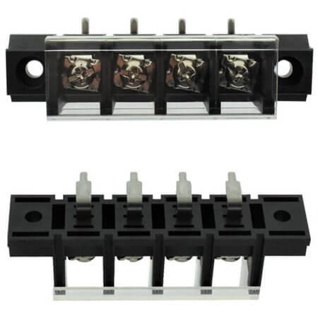 DG78R-A-04P-13-00AH TERM.BLK.13MM 4PIN 90C BARRIER BLACK - 1