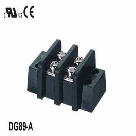 DG89-A-04P-13-00AH TERM.BLK.14MM 8PIN(2X4) BARRIER TERMINAL BLACK - 1