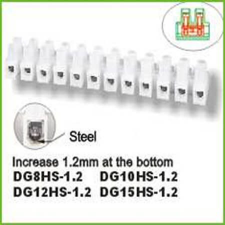 DG8HS-1.2-08P-19-100AH TERM.BLK.8.2MM 8P FEED THROUGH - 1