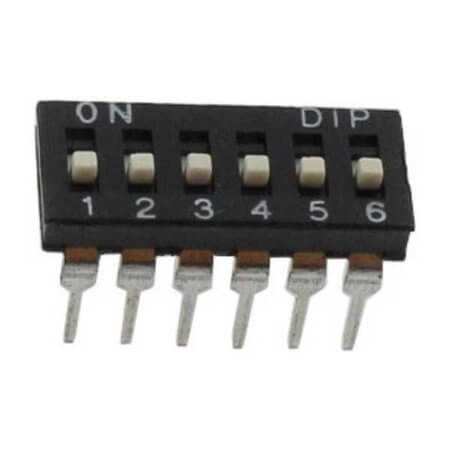 DI-06H SWITCH DIP 6 Pos. THT V/T - 1