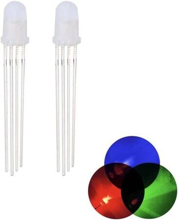Diffused 28mm Leg 234 Rectangular LED Green Use 2V 20mA - 1