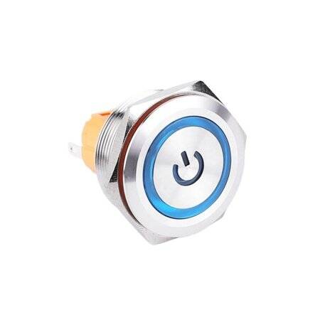 Diffused 28mm Leg 2mm Pacifier LED Blue Use 3V 20mA - 1