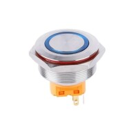 Diffused 28mm Leg 2mm Pacifier LED Blue Use 3V 20mA - 2