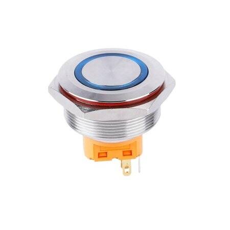 Diffused 28mm Leg 2mm Pacifier LED Blue Use 3V 20mA - 2