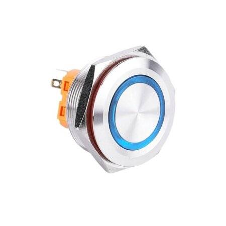 Diffused 28mm Leg 2mm Pacifier LED Blue Use 3V 20mA - 3